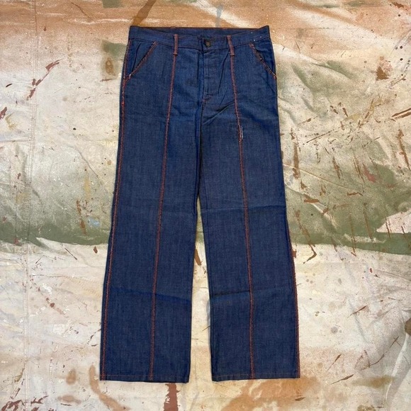 The Unbranded Brand Other - Vintage 1970s flared jeans Measure 32x31